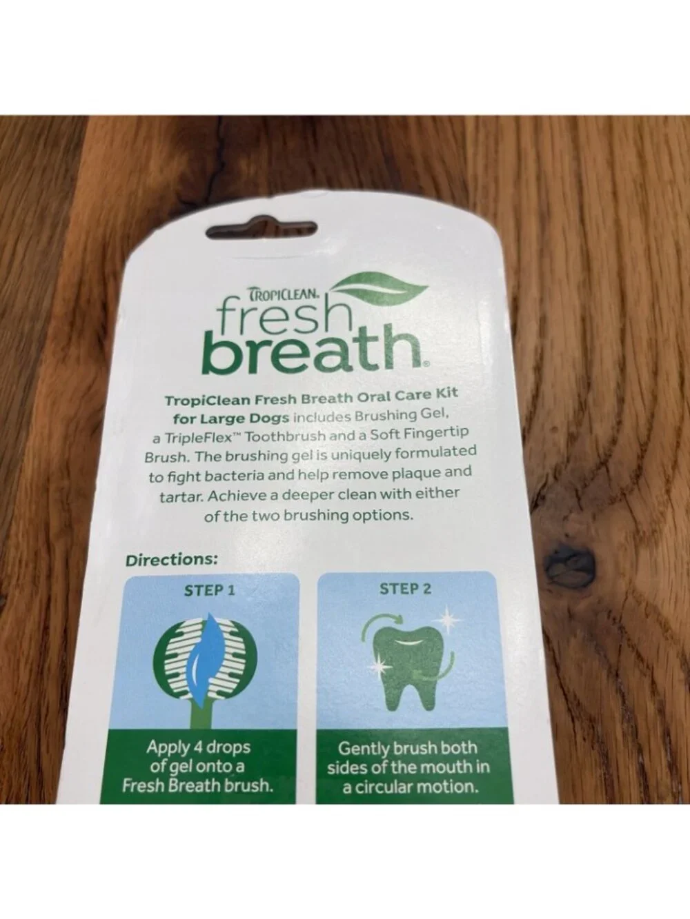 Tropiclean Fresh Breath Pet Oral Care Kit, Large
